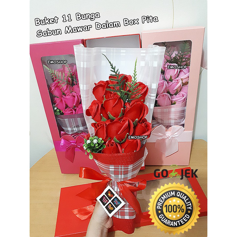 Buket FLOWER SOAP BUNGA MAWAR SABUN KADO HADIAH UNIK MURAH IMPORT