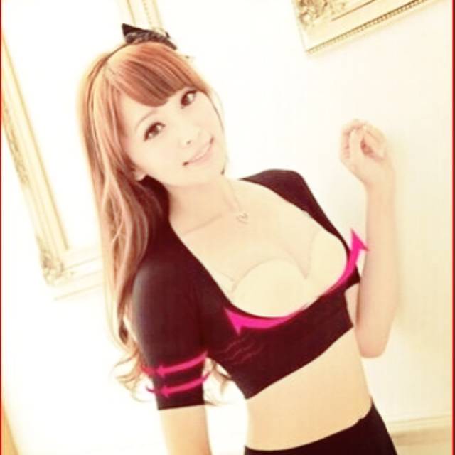 KORSET BRA MENAIKKAN PAYUDARA KENDUR + PENEGAK PUNGGUNG + PENGECIL LENGAN