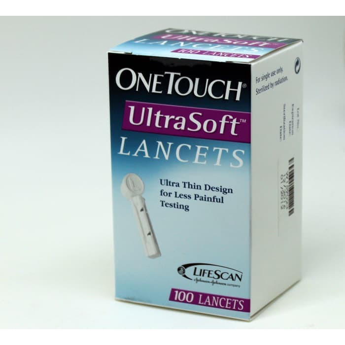 OneTouch Ultra Soft Lancets Jarum Cek Darah One Touch Ultra alat