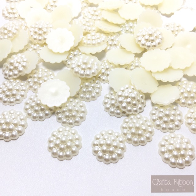 Mutiara Setengah Halfpearl Anggur Cream