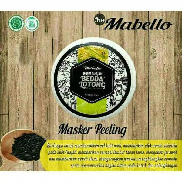 [ BPOM ] LULUR WAJAH BEDDA LOTONG MABELLO ORIGINAL 100 GR / LULUR BEDDA LOTONG / LULUR MABELO