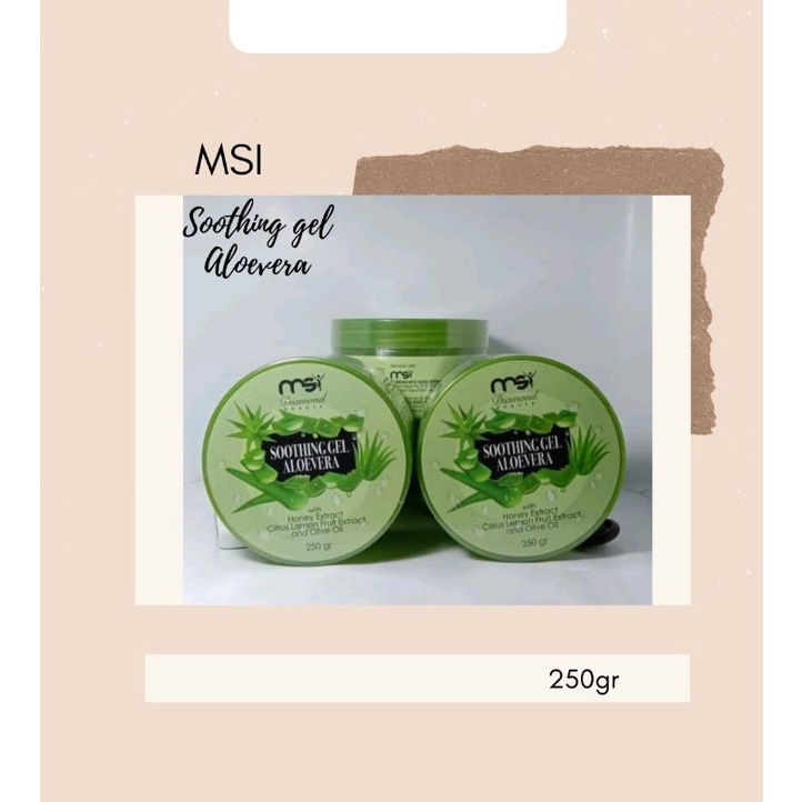ALOE VERA GEL MSI - 100% PRODUK ORIGINAL BY MEMBER RESMI MSI