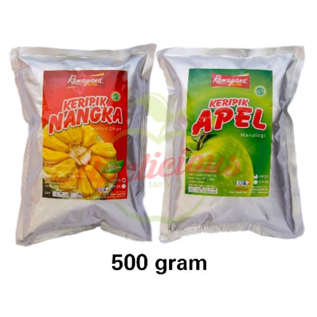 

Keripik Buah Nangka Apel Kripik Oleh-Oleh Khas Malang 500 Gram