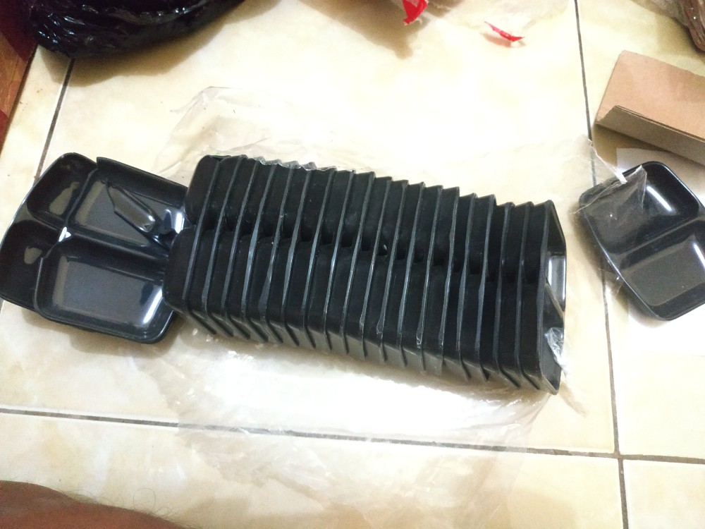 6 Pcs Tempat Sambal Double Sa866 - Melamin