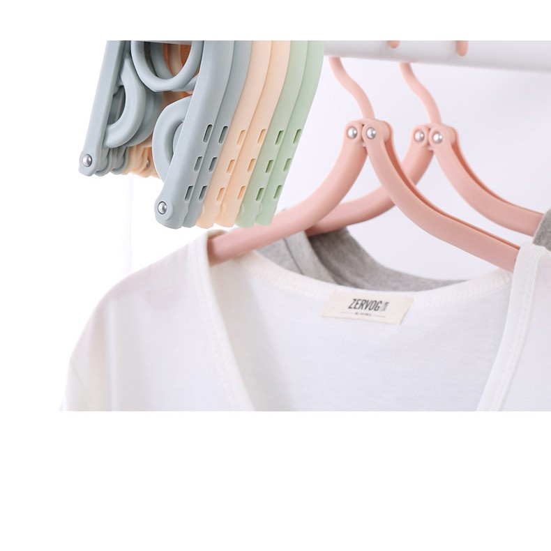 Gantungan lipat Doff Jemuran baju Lipat Hanger Portable Import U76