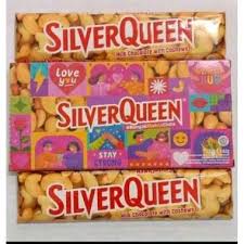 

Coklat Silver Queen Chocolate Cashew, Almond, fruit nut, Crispy 62gr.