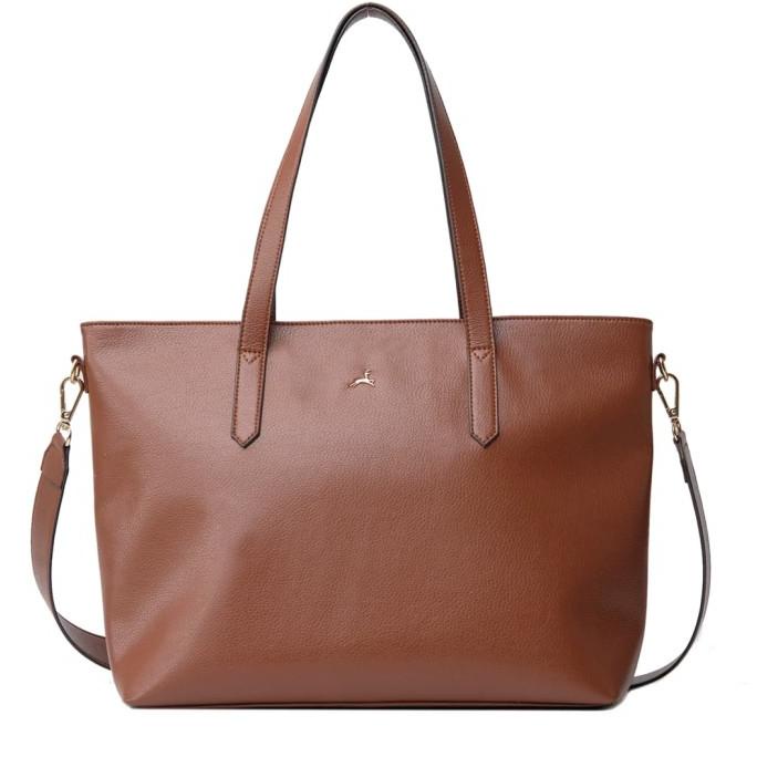 Povilo Kira Tote Bag Brown PRAKTIS