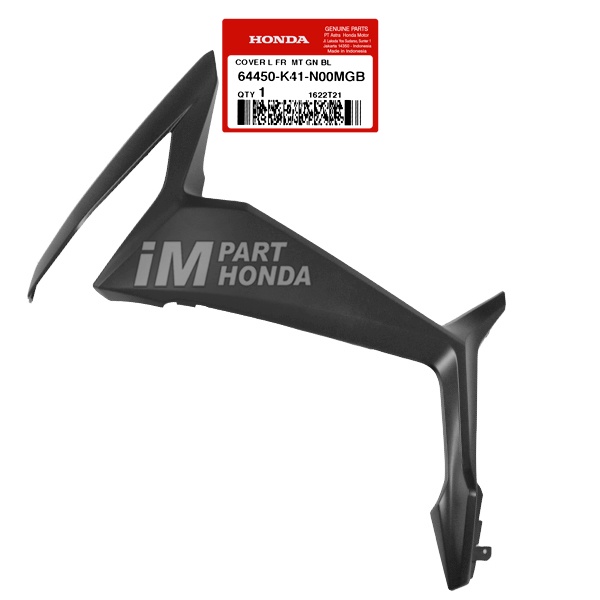 64450-K41-N00MGB Cover Sayap Kiri New Supra X 125 Fi Hitam Dof