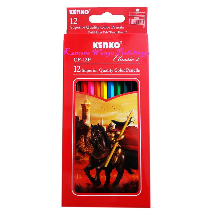 

Pensil Warna Kenko Panjang Classic 12 warna