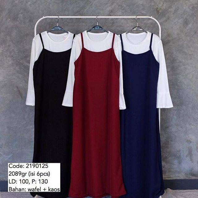 CHILA OVERALL+ INNER KAOS - overall bahan shakilaset