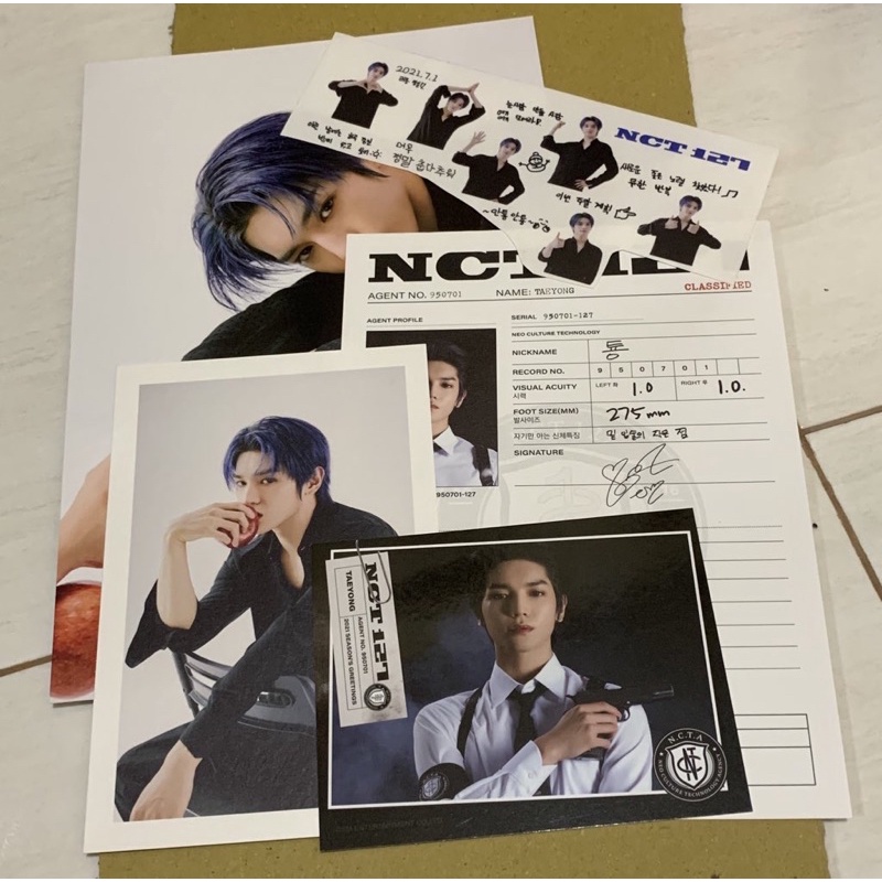 NCT 127 SEASON GREETINGS 2021 TAEYONG SET