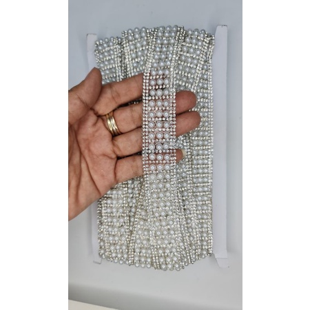 RENDA BERLIAN GOSOK sejenis SWAROVSKI SUPER per ROLL BESAR