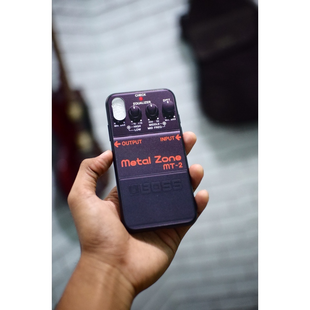 Custome Case Hp Motif Efek Gitar Boss Metalzone Mt2 semua type Hp