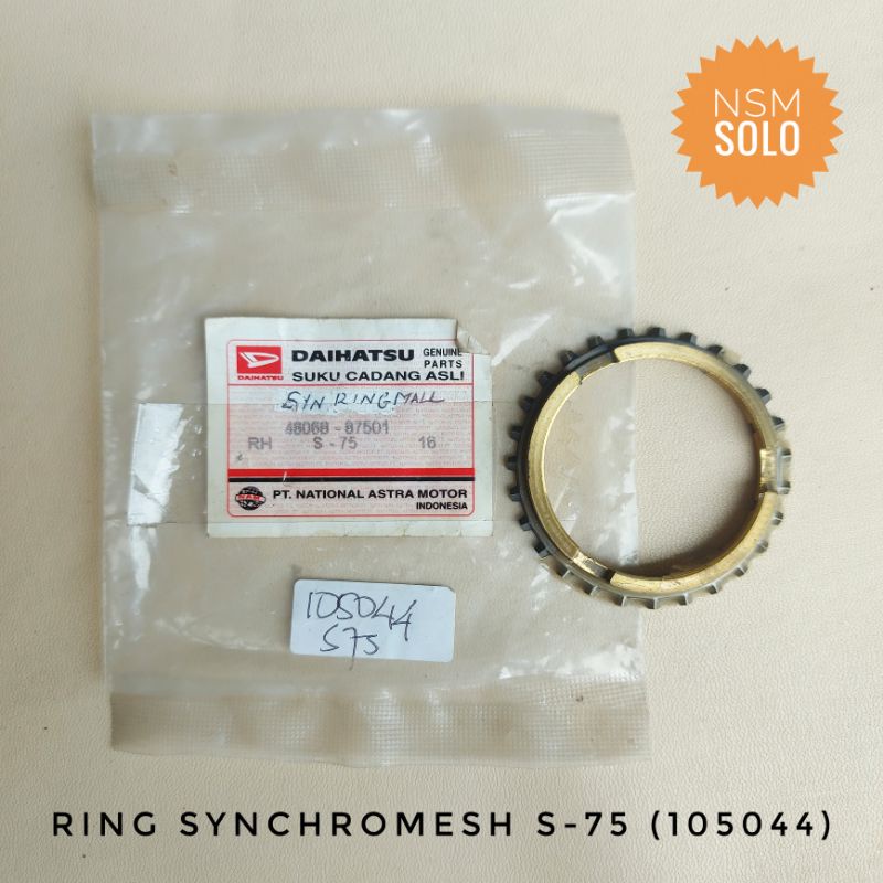 Ring Synchronizer Sinkromes Syncromis Daihatsu Hijet S75 1000cc