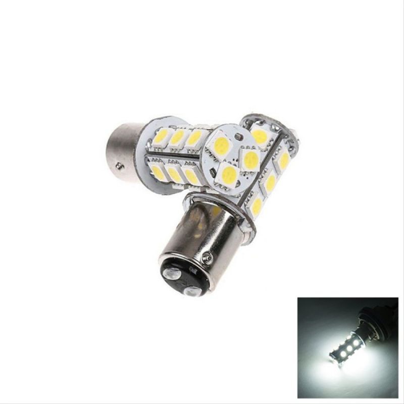 Lampu Rem Motor Strobo Kedip Blits Flash 2 Kaki 1157 18 Titik Led Rem Bayonet Belakang Stoplamp