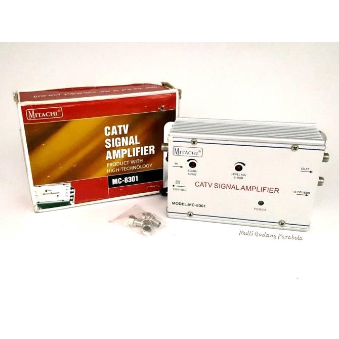 Booster (penguat sinyal) TV Kabel Kaonsat Mitachi Aktif