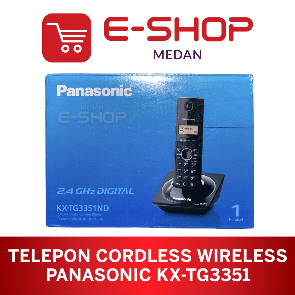 Pesawat Telepon Panasonic Wireless / Telpon Rumah / Kantor KX-TG3351