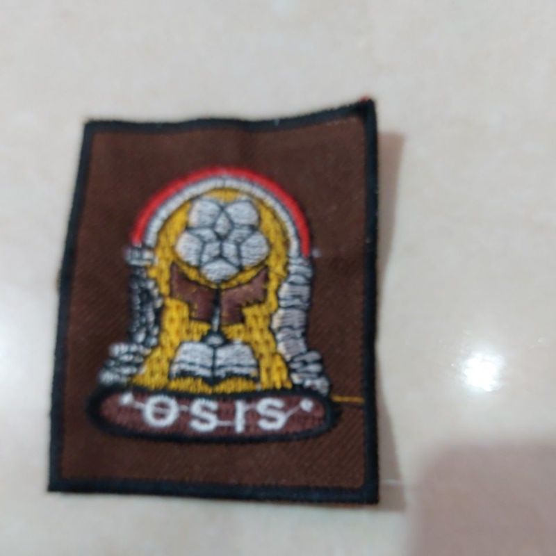 Bordir Logo osis SD SMP SMK SMA