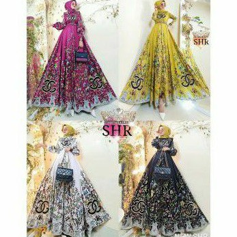 MAXI DRESS GC TERBARU ORI SHR