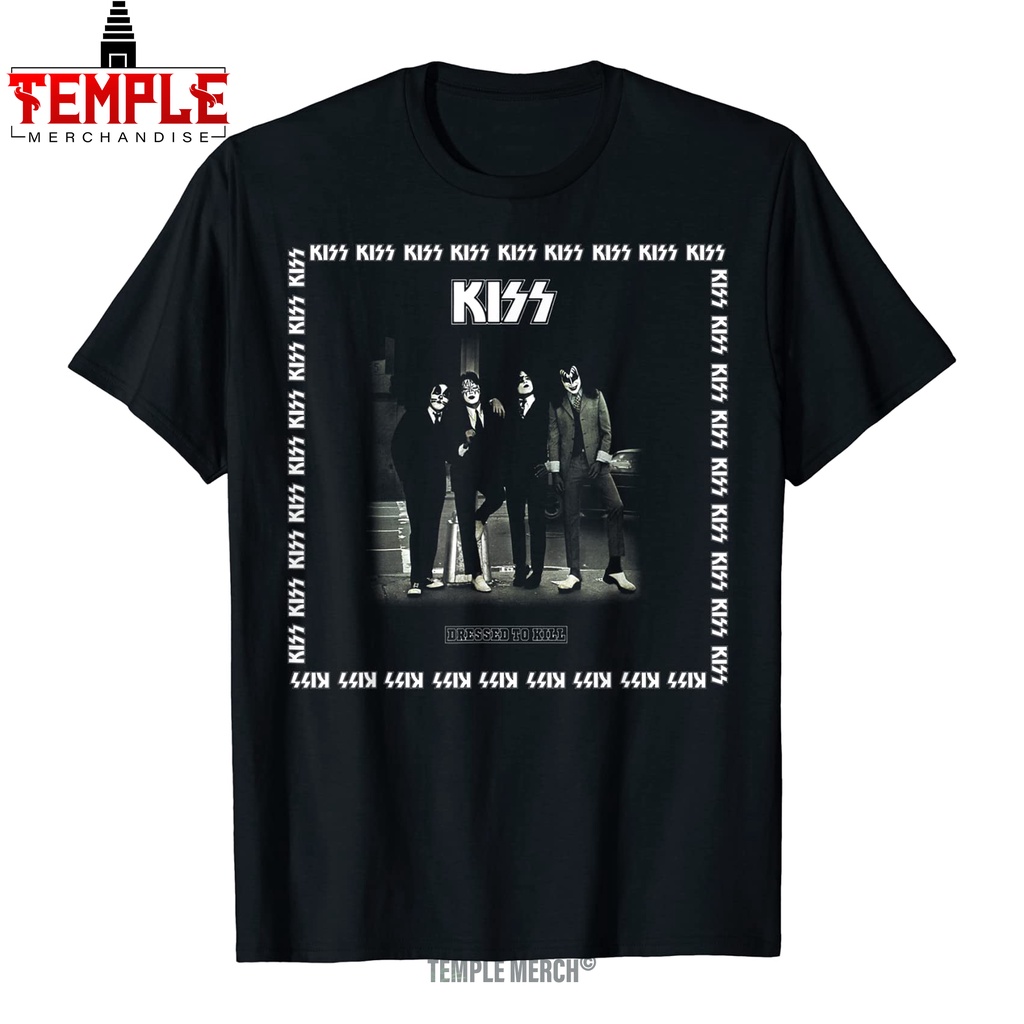 Baju Kaos Band KISS - 1975 Dressed to Kill T-Shirt | Temple Merch