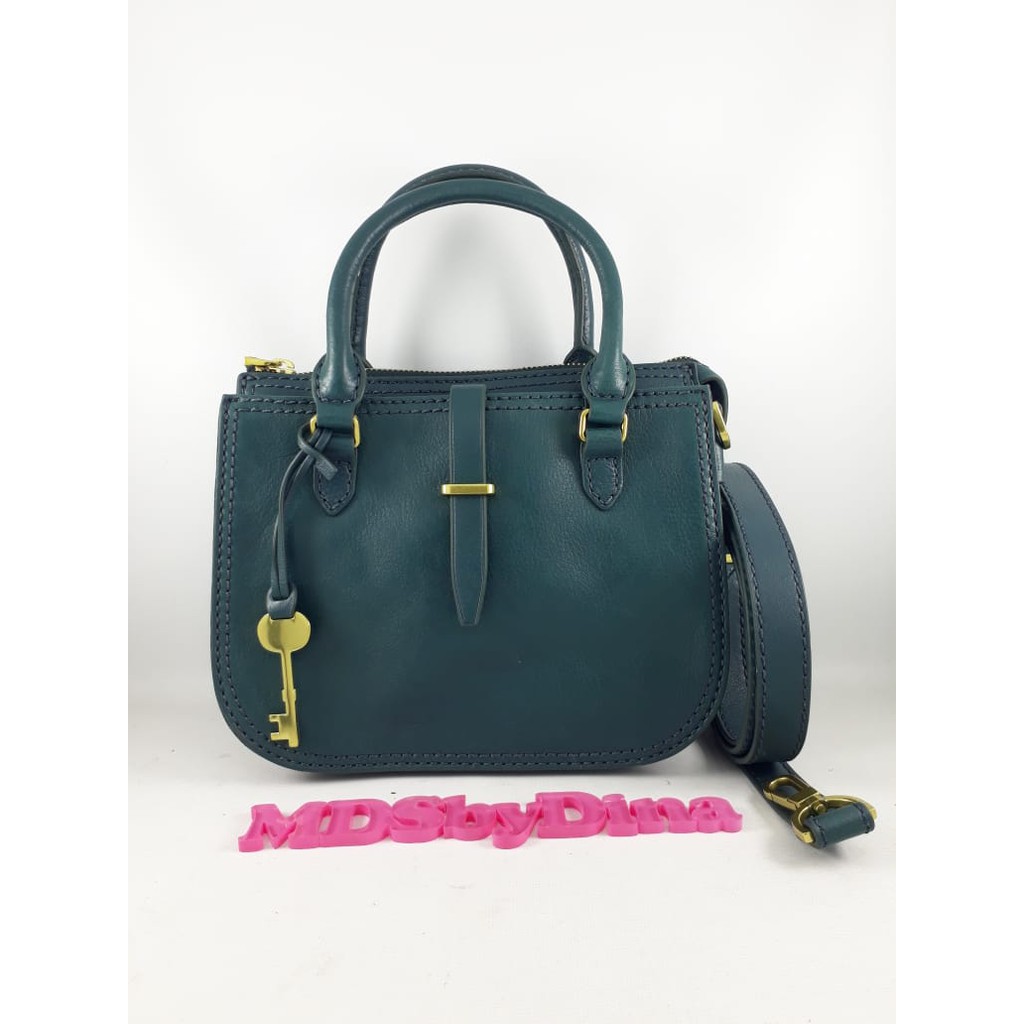 Fossil Ryder Mini Satchel Indian Teal
