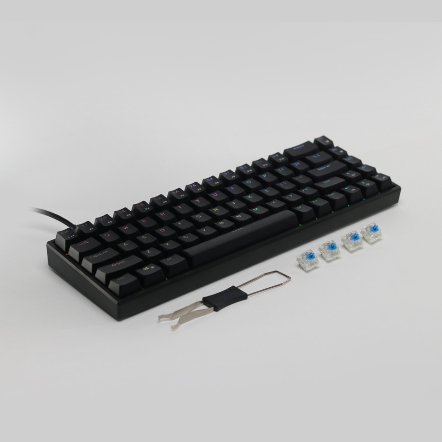 Rexus Daxa Daiva RX-D68 Mechanical Keyboard - Blue/Brown/Red Switch