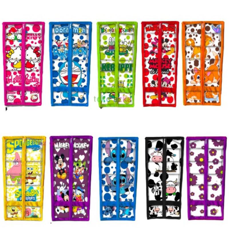 M1 Melind store Rak jilbab gantung ada sarung/rak jilbab tutup tertutup/pekanbaru riau hanger jilbab