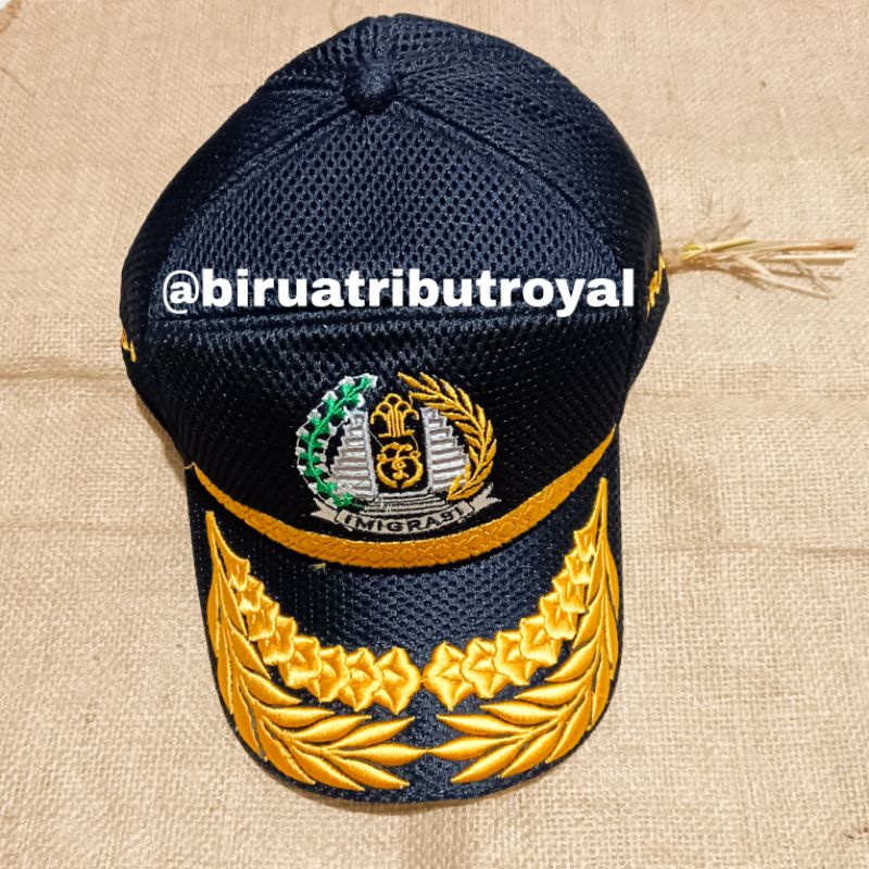 TOPI LAPANGAN IMIGRASI BERLOGO PADI 4 C