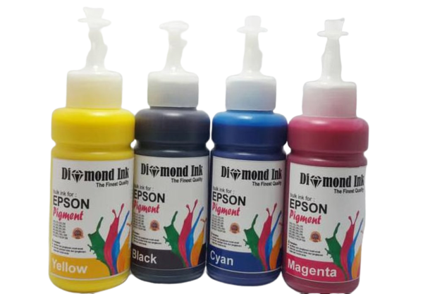 Promo Paket Tinta Pigment Epson Diamond Ink 1 Paket 4 Warna