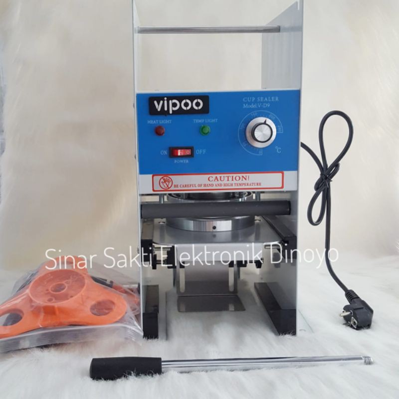 Cup Sealer Machine Vipoo V-D9 / Alat Mesin Penyegel Gelas Minuman 22oz