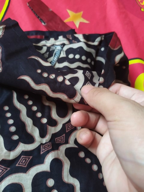 Batik Wanita Asj Sa Hrb026 Kenongo Kemeja Tosca Pendek