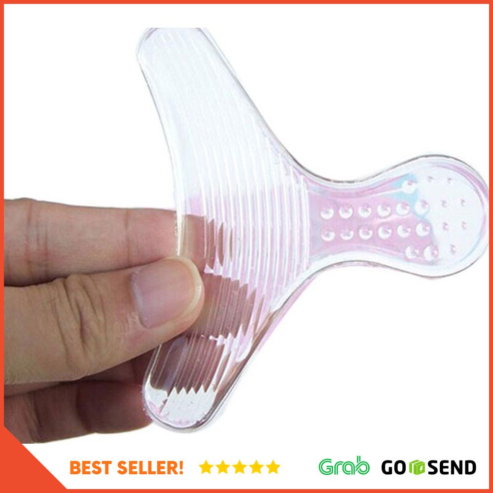 Silikon Gel Pelindung Tumit Kaki - Transparent