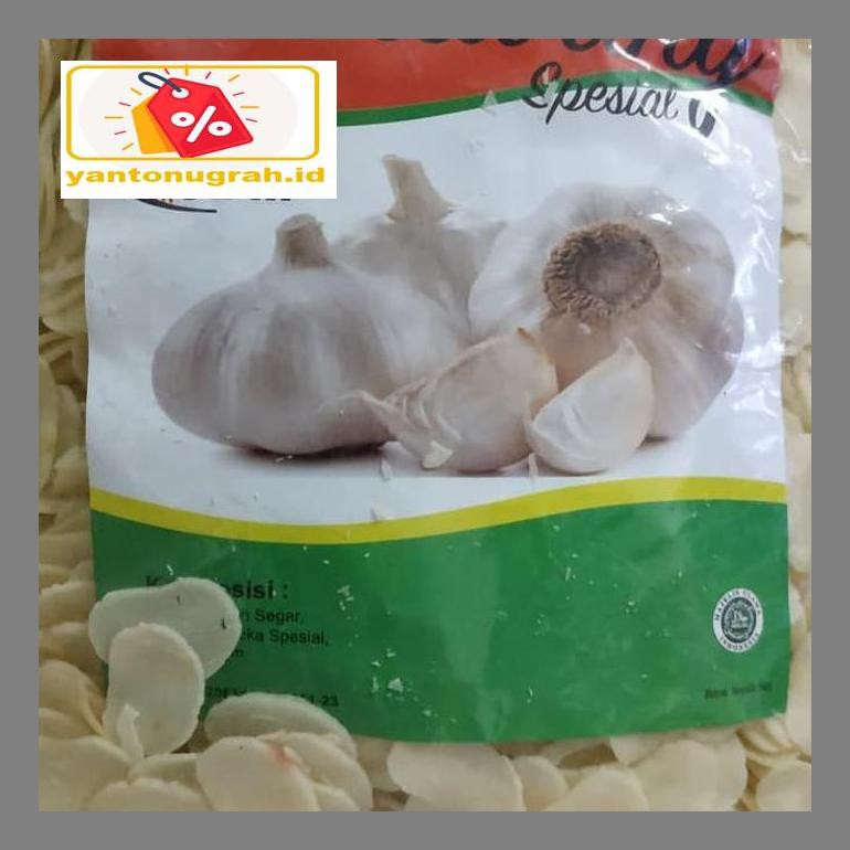 

S50Mkkar Kerupuk / Krupuk Bawang Putih Tanpa Pewarna *1Kg Dr05Ytd