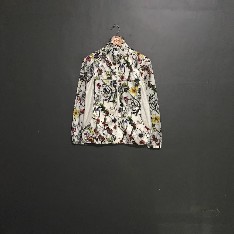 Windbreaker - Zishen Sports | Slim Outer Motif Flower Thrift [COD]