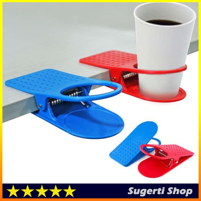Cup Clip Penjepit Tempat Gelas Mug Di Meja Table Cup Holder S140