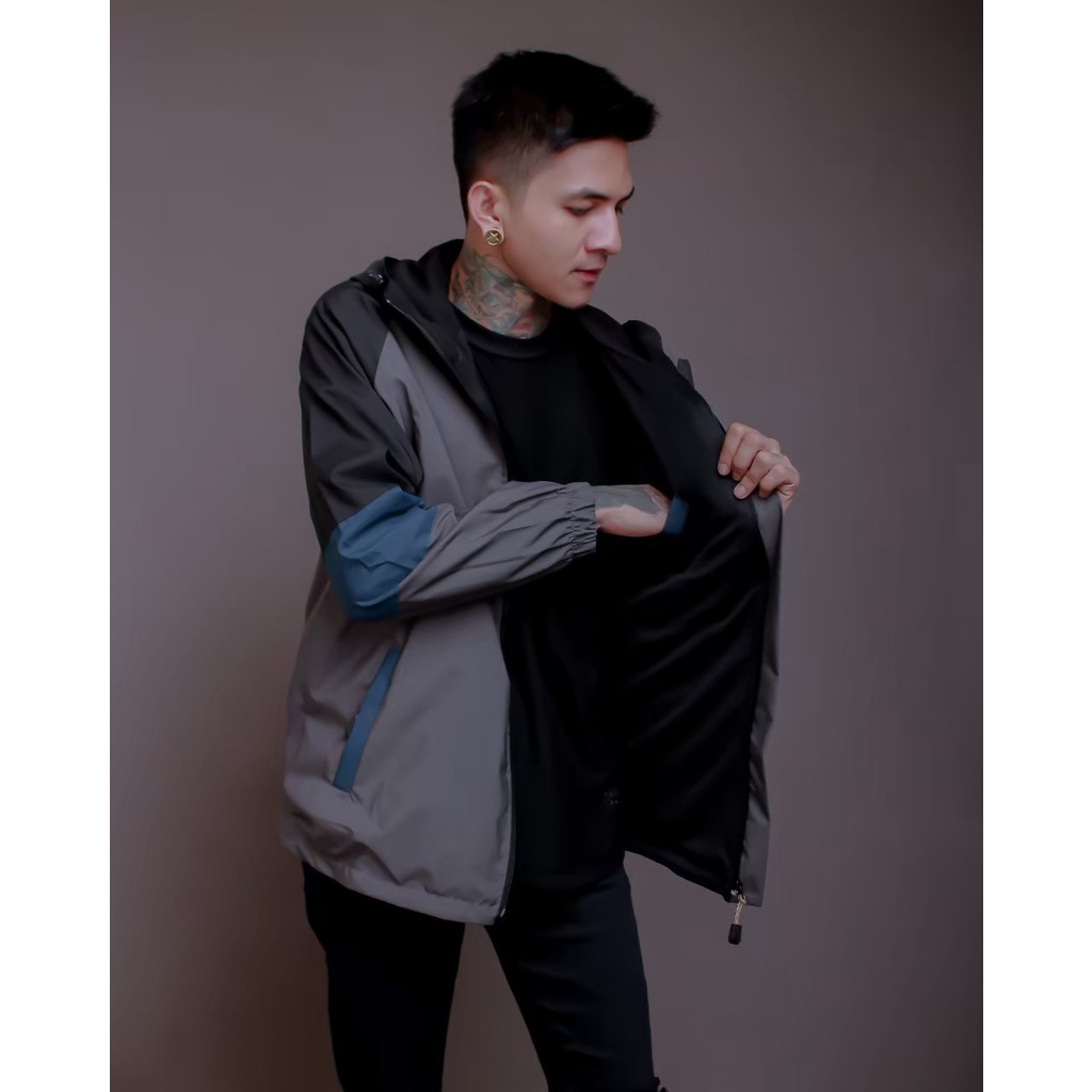 Jaket Parasut 3D Pria Wanita Waterproof Windbreaker Original Distro The Bojiel-6