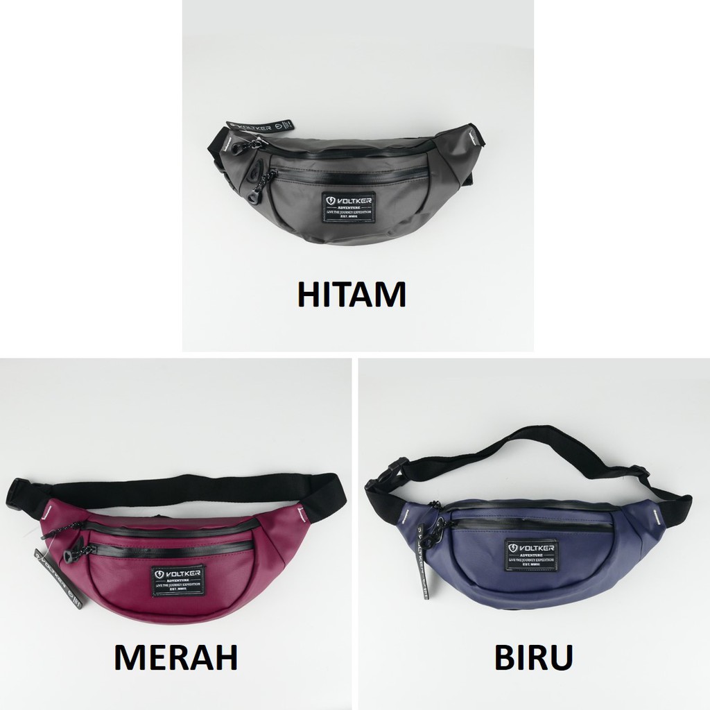 Waist Bag Model Sirion Waterproof Bahan Kulit! Kualitas Terbaik