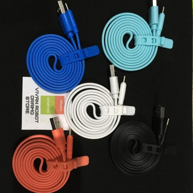 1 Toples (Isi 30 pcs ) Kabel Data ORAIMO C22 C 22 Tipe C Termurah Original