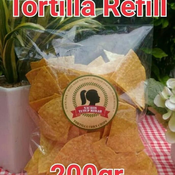 

Tortilla Chips Nachos Tutup Merah 200Gr
