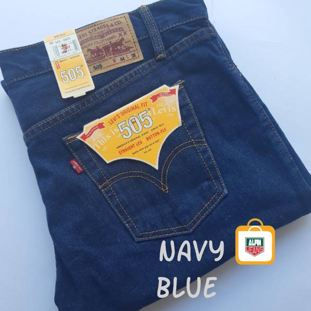 navy blue levis
