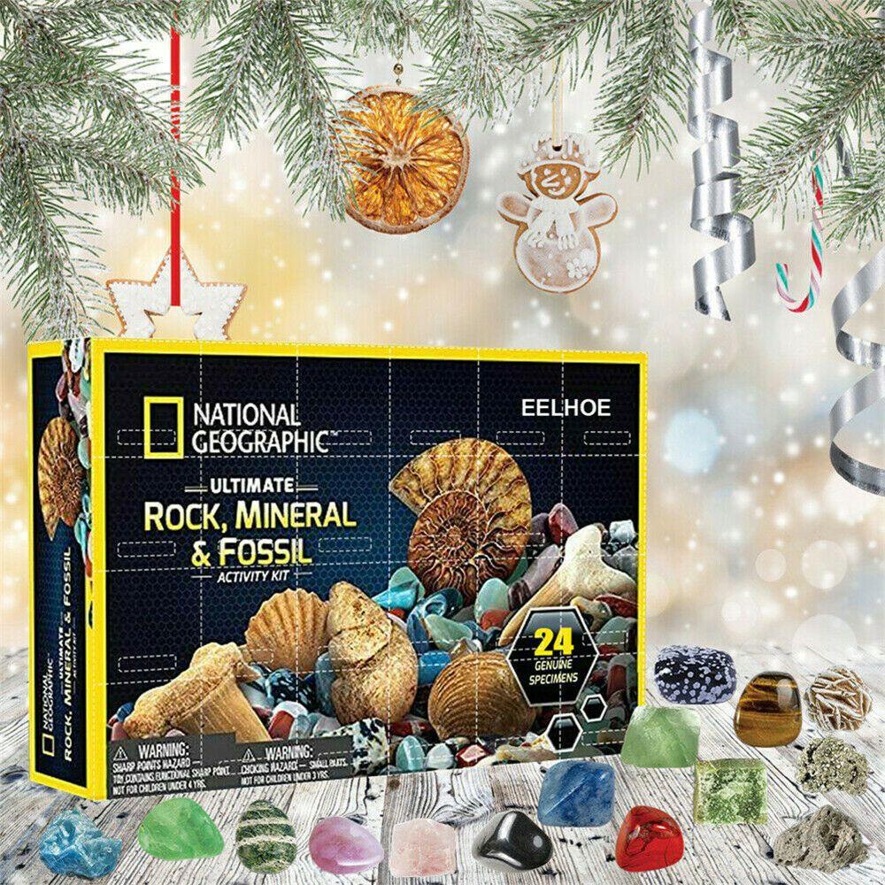 Solighter Mineral|Stone Kit Novel Rock Countdown Kalender Adven