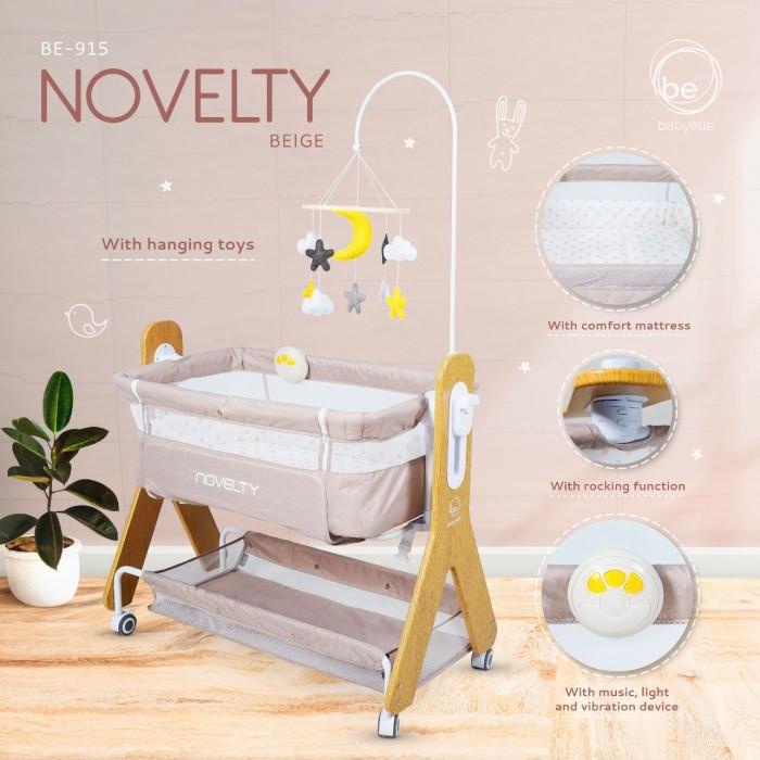 Baby Box Babyelle Novelty BE 915 Bed side / Box Tempat Tidur Bayi