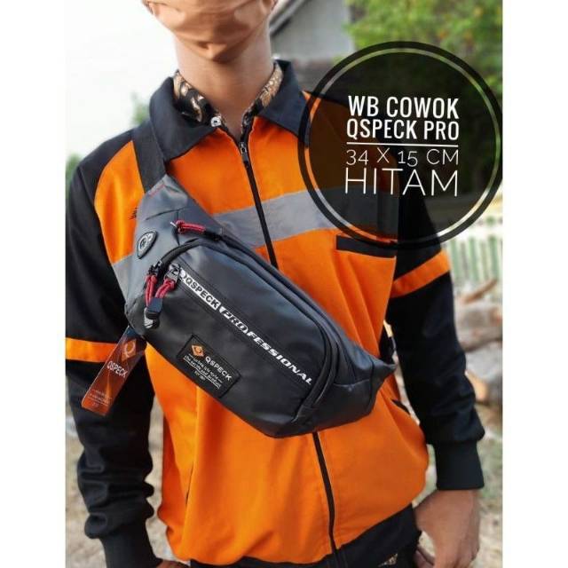 Tas Selempang Qspeck Waistbag Qspeck Waterproof Sling Bag