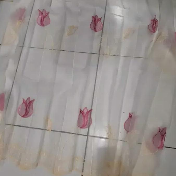 Promo Vitrase Sifon Bordir - Gorden Vitrase - Vitrase Import - Vitras Kazalastoreid