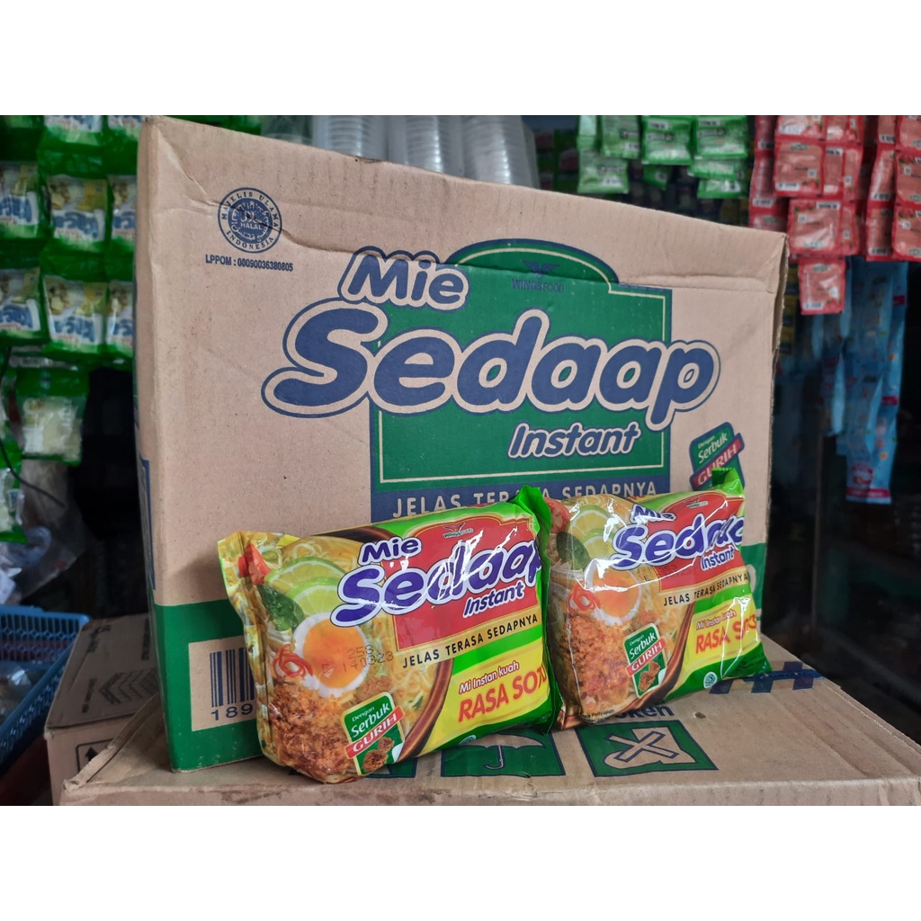 Mie Sedaap Rasa Soto 1 Dus 40 Pcs / Sedap Mie Soto isi 40 bungkus