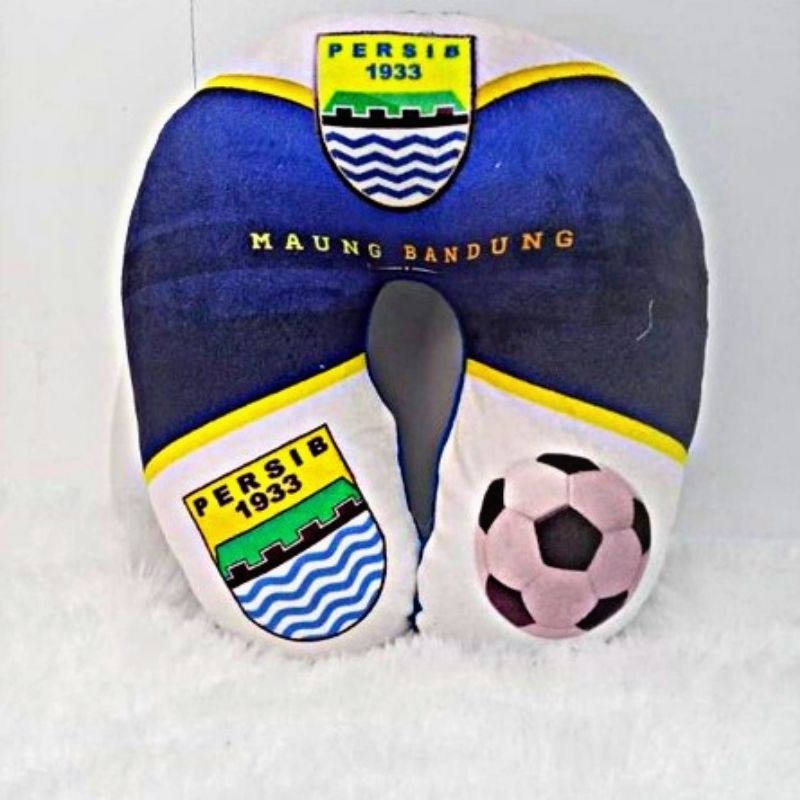 Bantal Leher Motif Klub Sepak Bola Liga 1 | Bantal Travel