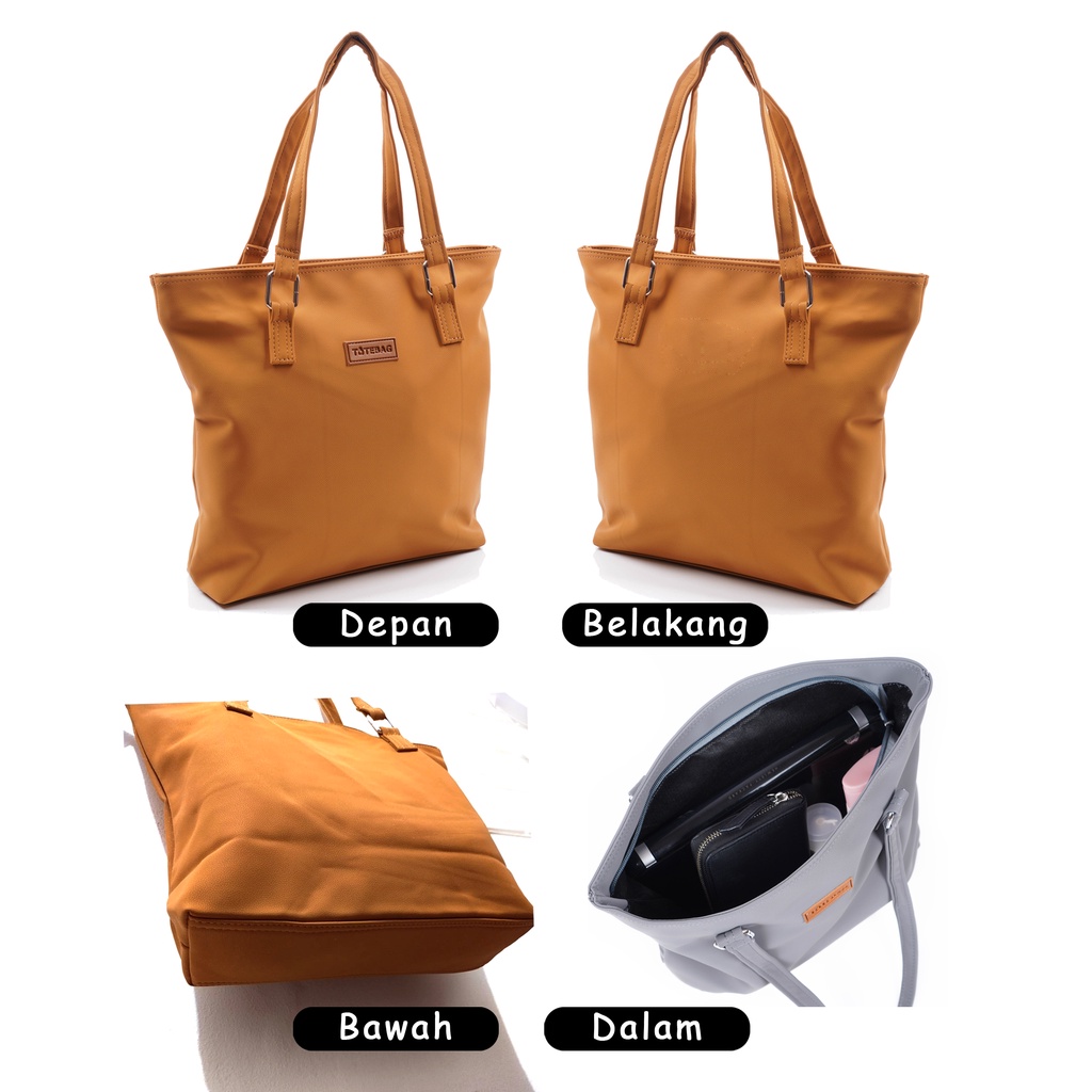 Tote bag polos tas kuliah tas bahu Tas Tote Polos Wanita Fashion Tote bag Remaja Murah Tastote Terbaru Kulit Sintetis