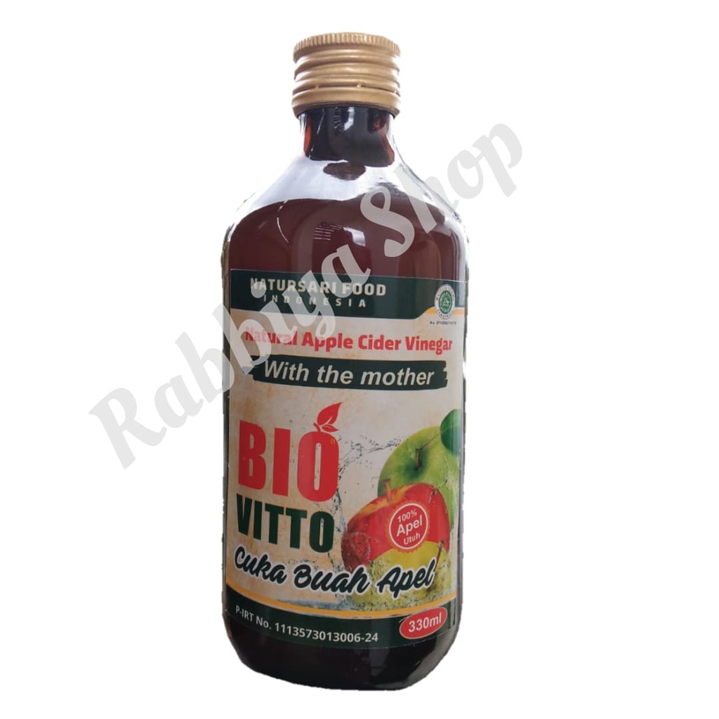 

Cuka Apel Malang Batu Biovitto (330 ml)