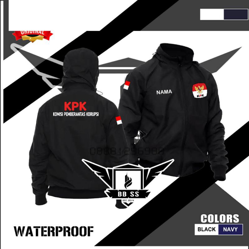 Jaket Bomber Hoodie Kpk Jaket Hoodie Komisi Pemberantas Korupsi