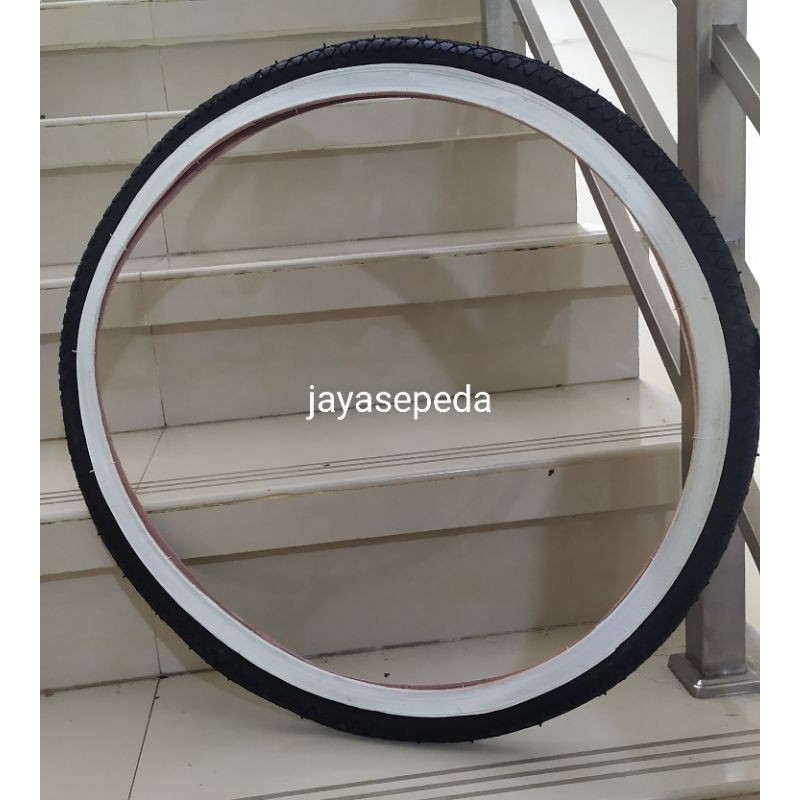 ban luar 24 lucky stone hitam putih 24x1.75